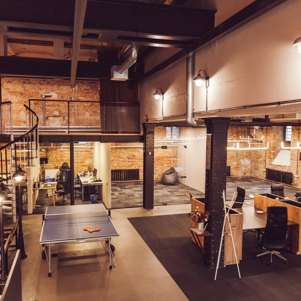 Event space interior at Double9 Riga