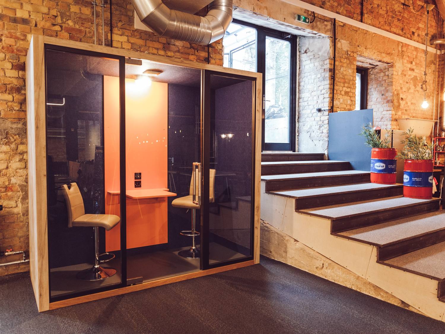 Meeting room at Double9 event space in Riga