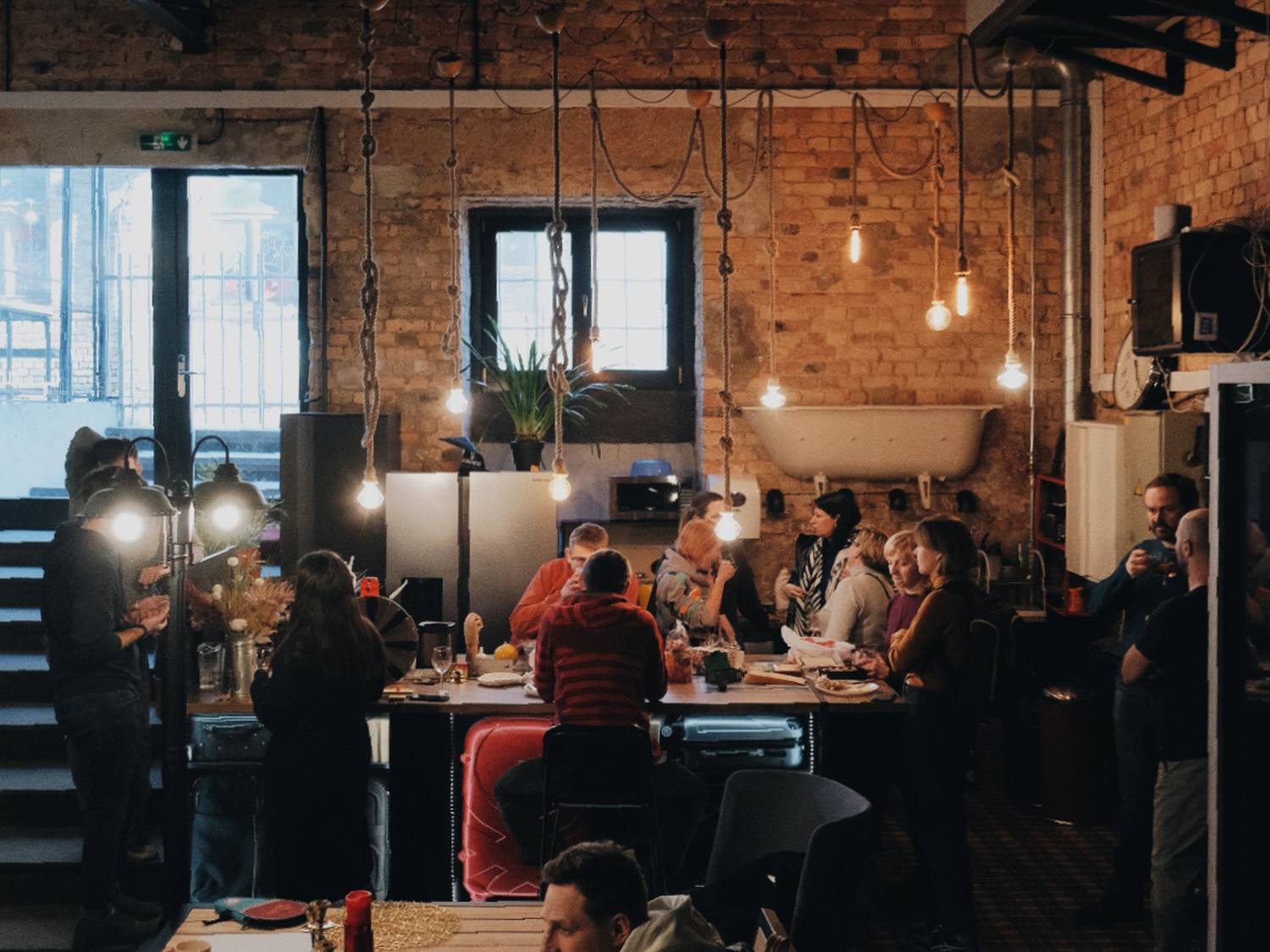 Networking event at Double9 in Riga